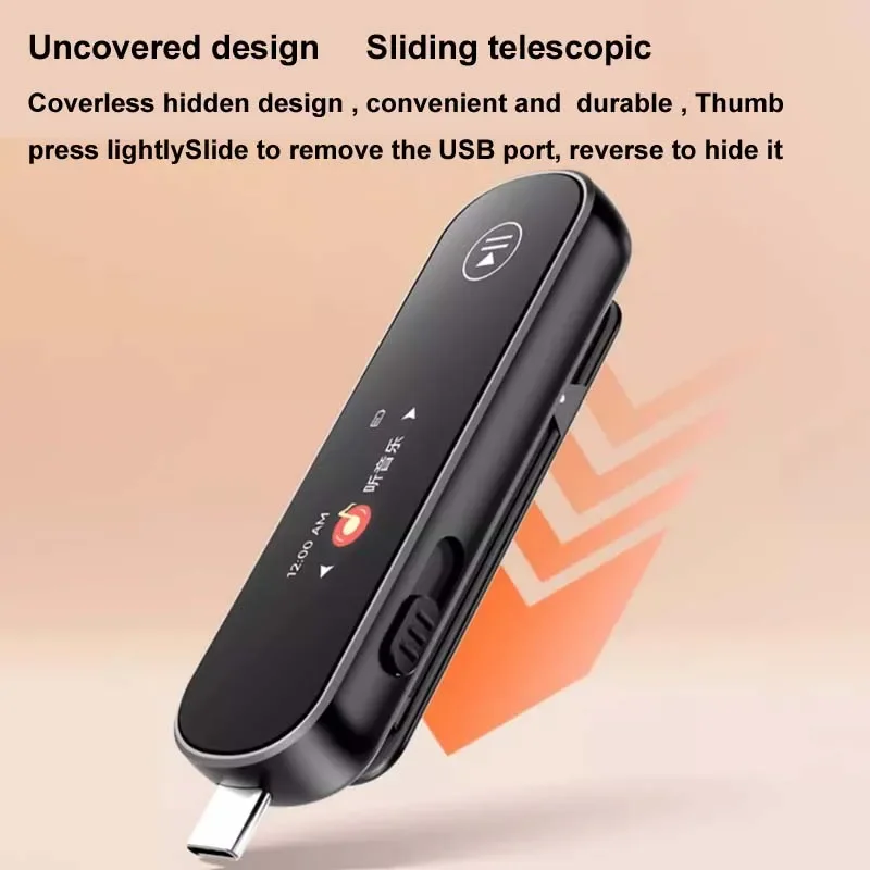 DLHiFi BF02 مشغل MP3 محمول بلوتوث ، مشغل موسيقى رياضي ، مسجل صوت ، قارئ Ebook ، قرص U مع 64G داخلي ، تصميم جديد