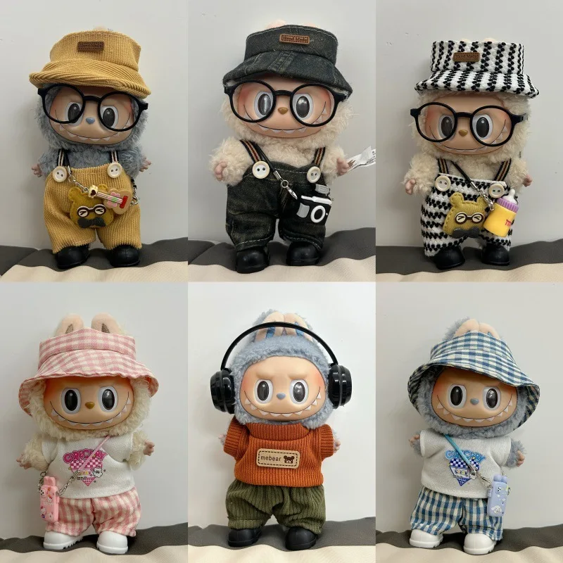 

Only Suitable For Labubu Doll Clothes First And Second Generation 17cm Doll Clothes Toy Set Skirt Clothing Festival Gifts
