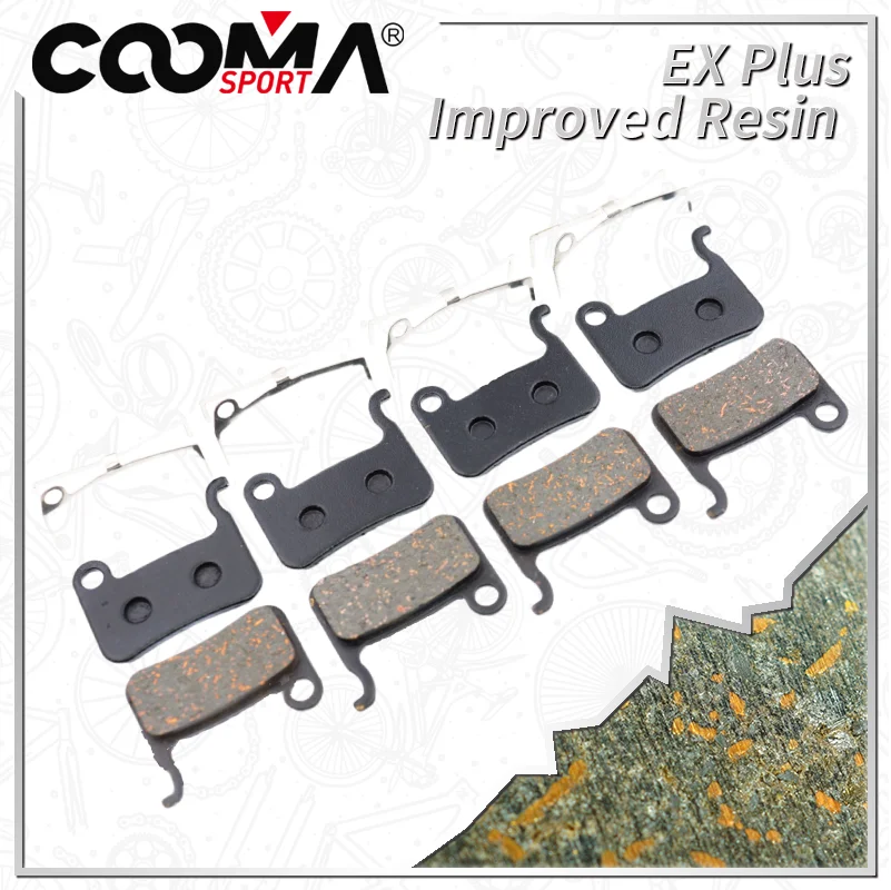 ExPlus Bicycle Disc Brake Pads for  Shimano M975/M966/M965/M765/M775/M776/SLX M665/Deore LX M585/M596/S500/S501/M545/R505/T605