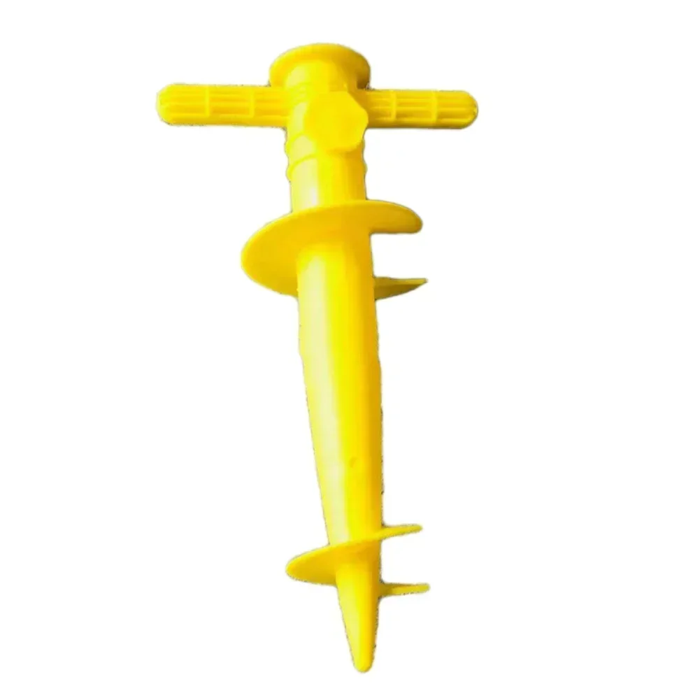 1pc Umbrella Bases Adjustable Sun Beach Patio Sand Ground Fixation Tools Spikes Plastic For Sun Beach For Patio For Sand Ground