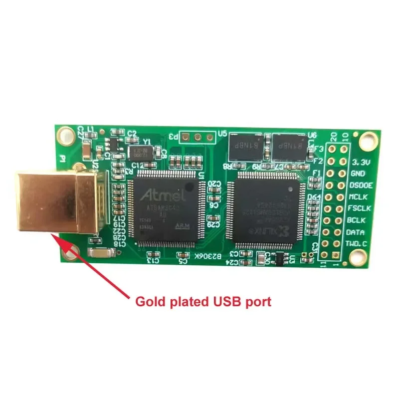 New Italian Amanero USB SITIME Crystal Audio Combo384 DSD512 PCM384 32bit Module For AK4499 ES9038 AK4493 DAC