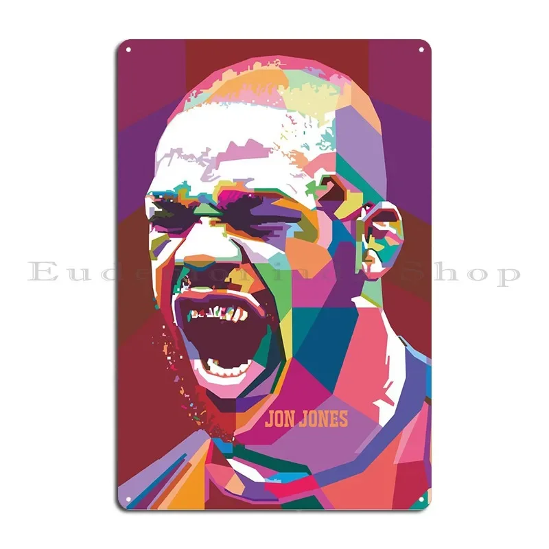 Jon Jones quote Essential Bitter Rivals Metal Signs Mural Create Custom Custom Designing Tin Sign Poster