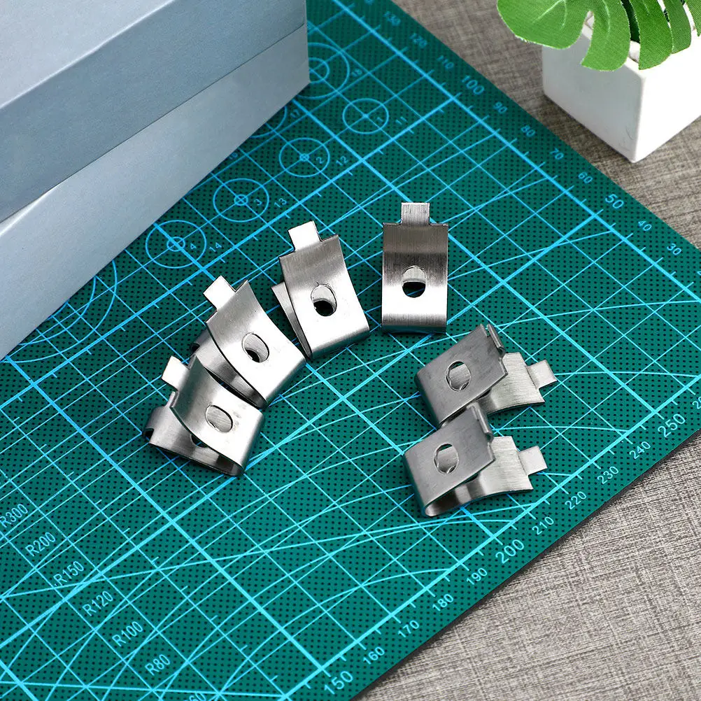 20Pcs Shelf Support Clips Stainless Steel Corrosion Resistant Anti-Slip Shelf Mounting Hardware for Kitchen Bathroom Office DIY