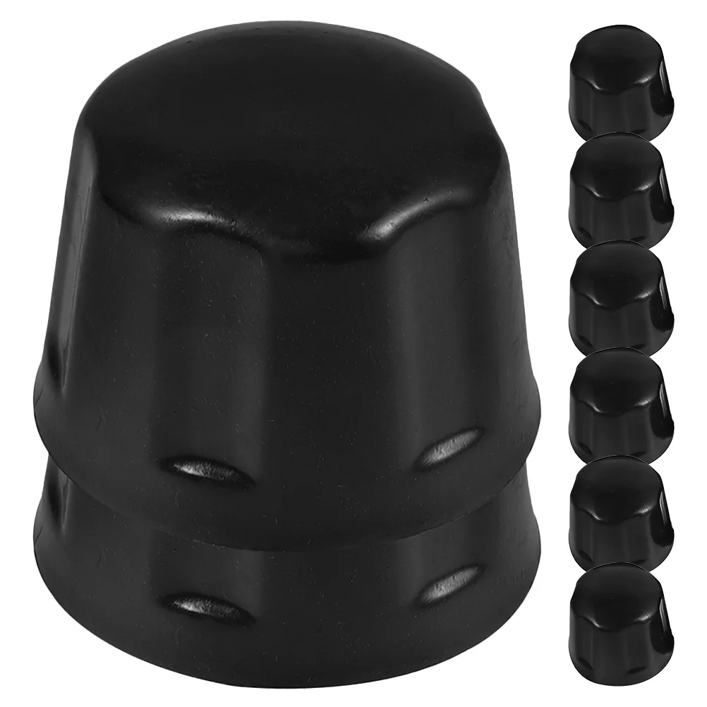 

8pcs Atv Wheel Hub Caps Rubber Dustproof Replacement For 110-250Cc Atvs Go-Karts Trailers Tire Rim Covers Off-Road Protection