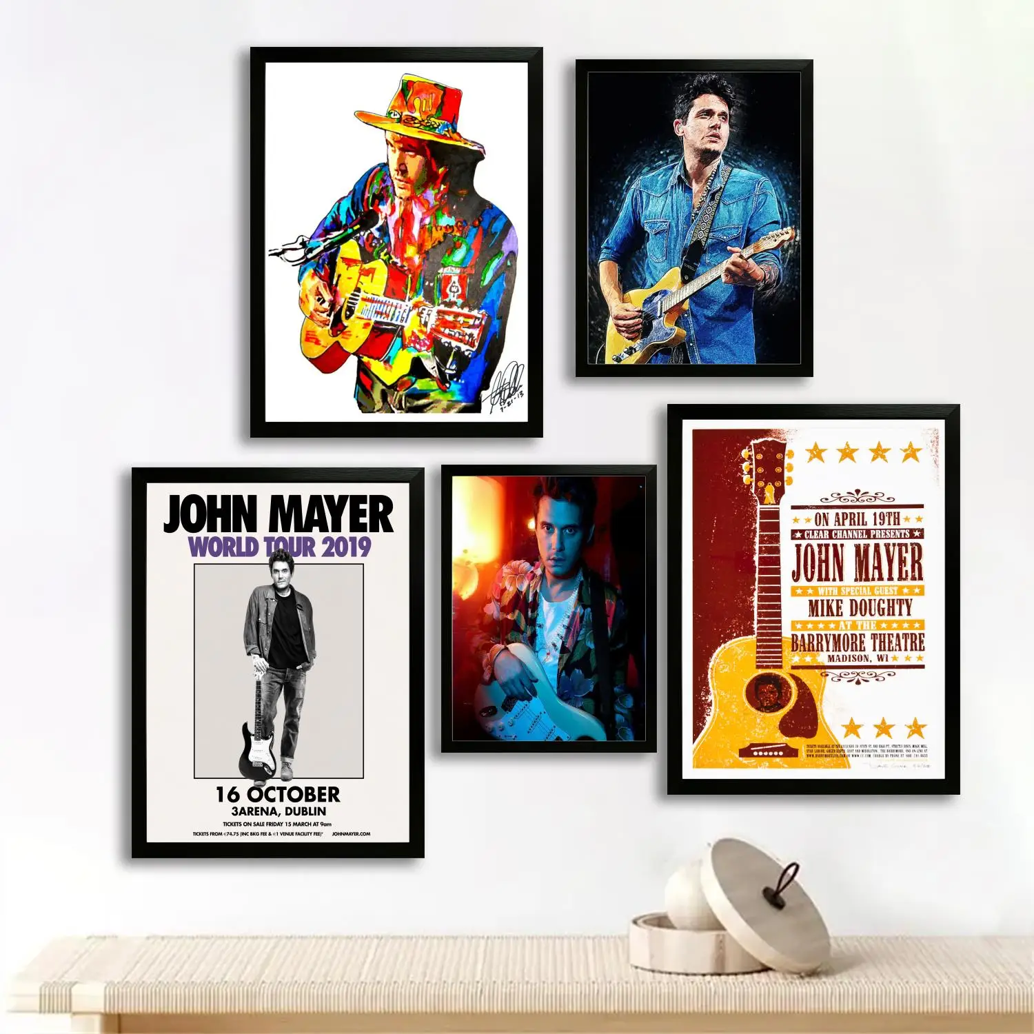 john mayer Canvas Art Poster and Wall Art Picture Print, Modern Family Bedroom Decor Posters,Decorative painting