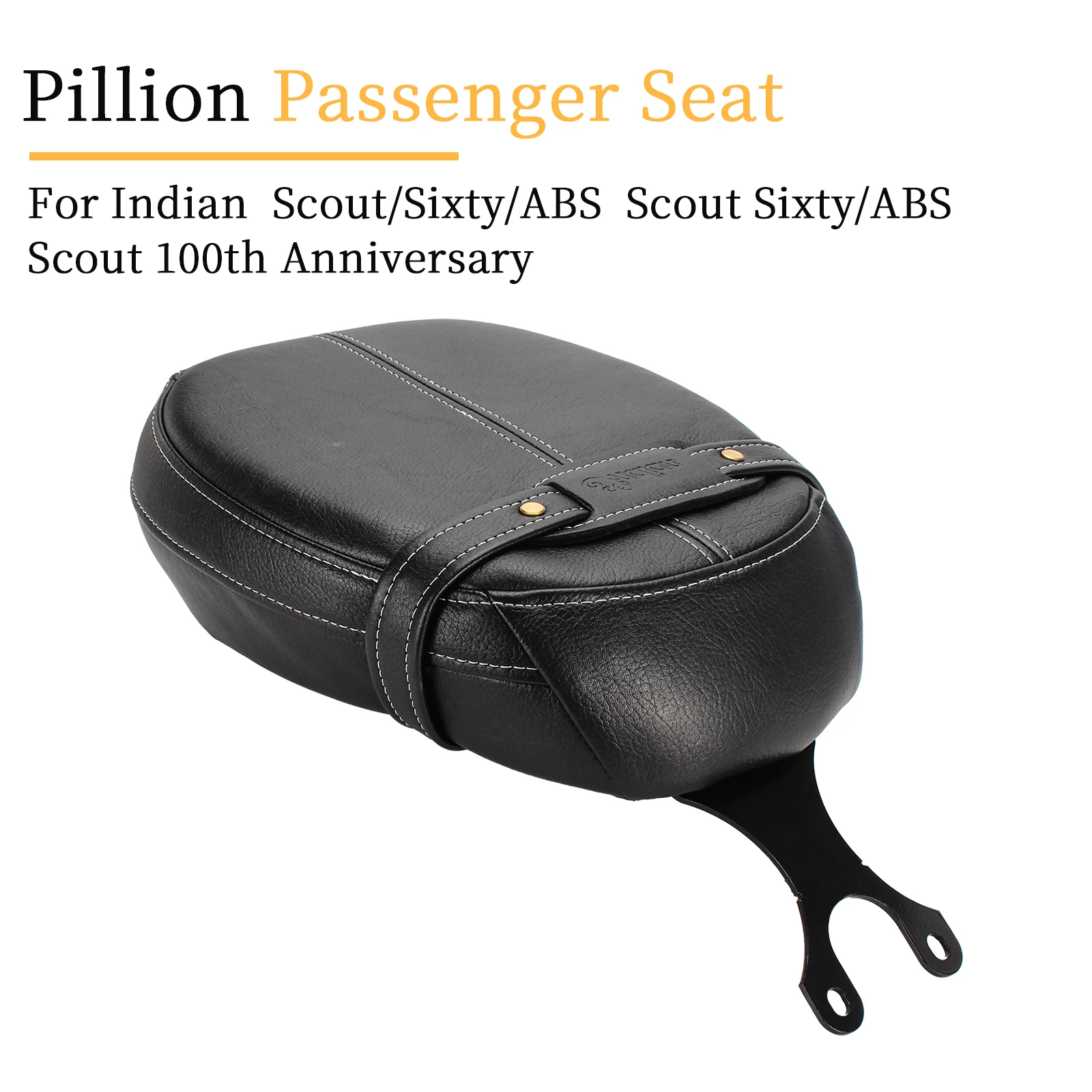 

1 Set Black Pillion Seat Cushion Rear For Indian 2019-2020 Scout Sixty ABS 2016-2024 Scout Sixty 2015-2024 Scout Passenger Seat