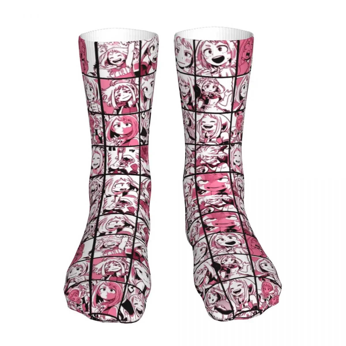 Funny Uraraka Ochako Anime Women Socks 2022 Men Boku No  Bike Socks