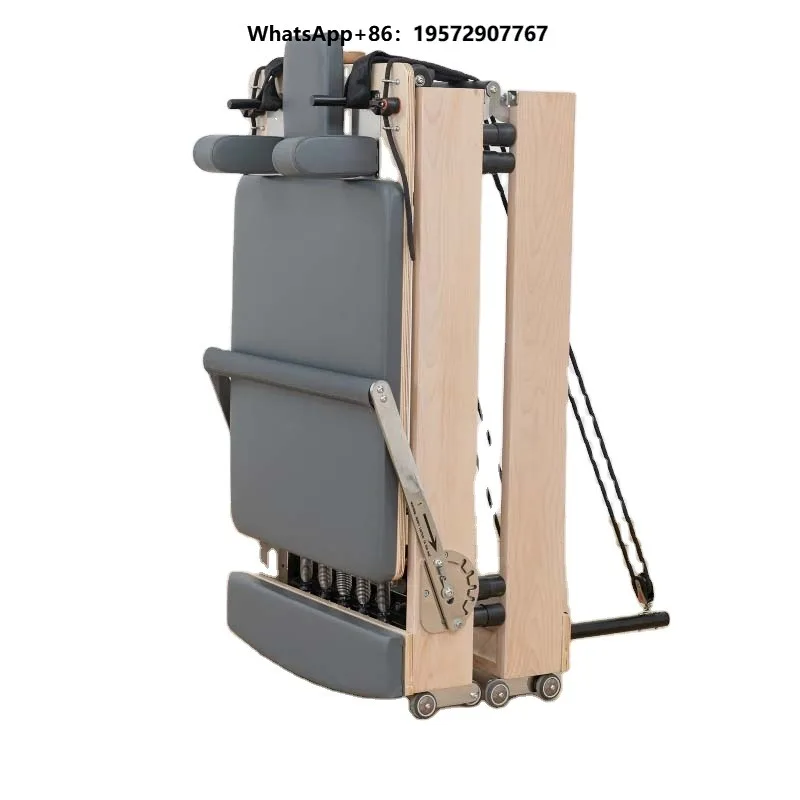 Multi-functional Foldable Pilates Bed Oak/maple Wooden Core Training Bed Pilates Reformer