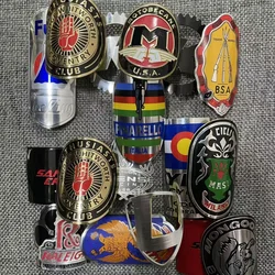 2 Pcs leader Bike Head Badge Aluminum Decals Stickers For MTB BMX Folding Bicycle Front Frame Cycling Accessories emblem palelgh