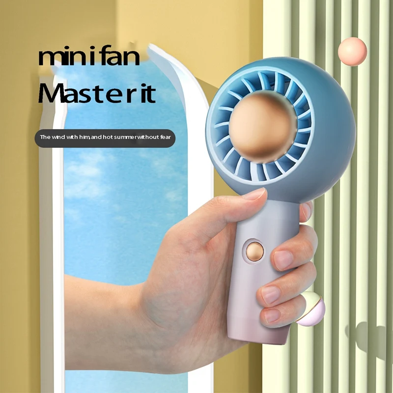 Mini Handheld Fan USB Charging Personal Cooling Fan Turbo Portable Aromatherapy Bladeless Fan For Travel Home Office