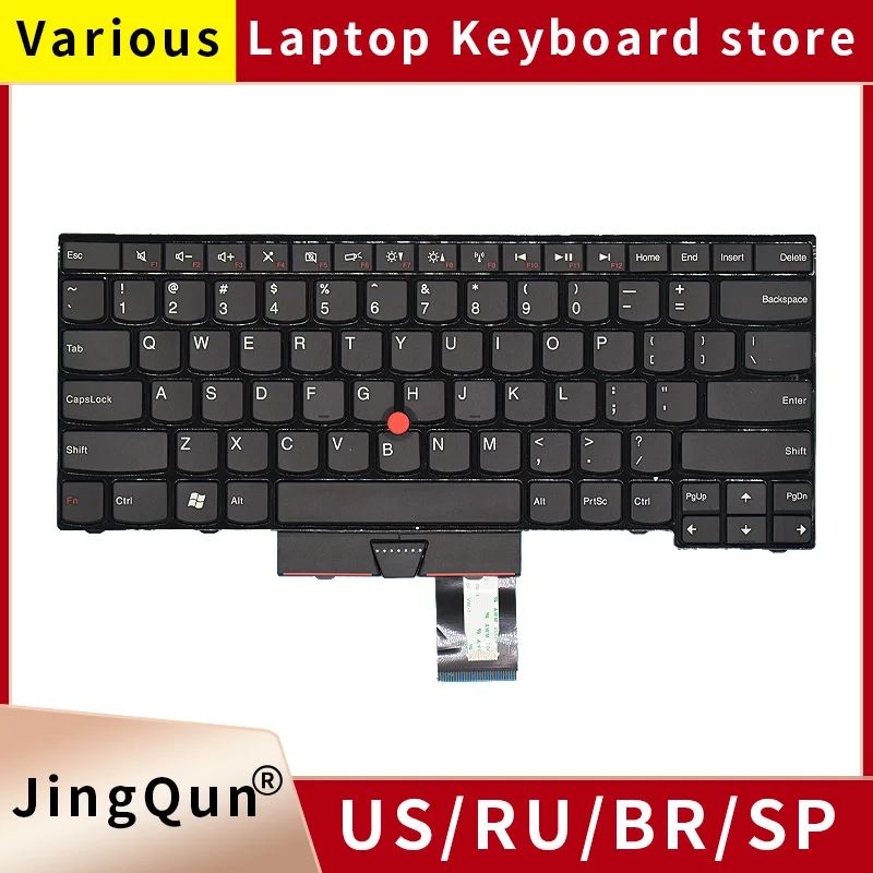 

US Russian Laptop Keyboard For Lenovo IBM Thinkpad E430 E430C/S E330 E435 S430 E445 E335 L330 04Y0213 04Y0250 04W2875 04Y0699