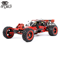 Rc Car 45CC Gasoline Engine Off-road Truck with LED Light Symmetric Steering RC 2WD 2.4G Remote Control for 1/5 ROFUN ROVAN BAJA