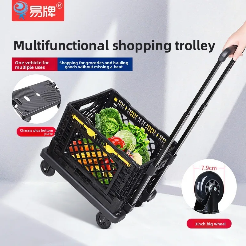 shopping-trolley-foldable-4-wheel-metal-with-telescopic-handle-heavy-duty-utility-cart-removable-basket-for-grocery-travel