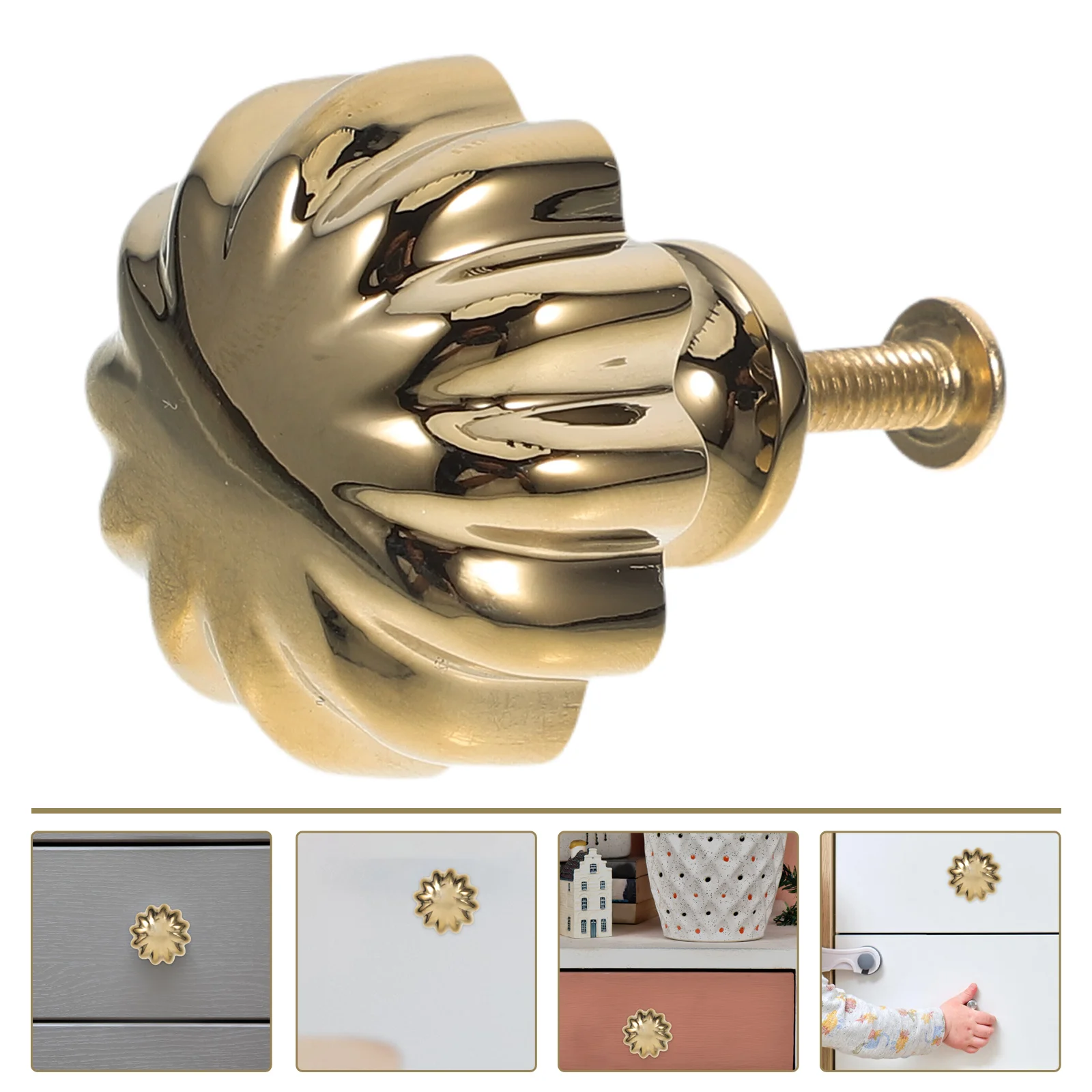 

Pure Copper Wardrobe Handle Cabinet Knobs niture Hardware Pull Pulls Drawer Dresser Handles