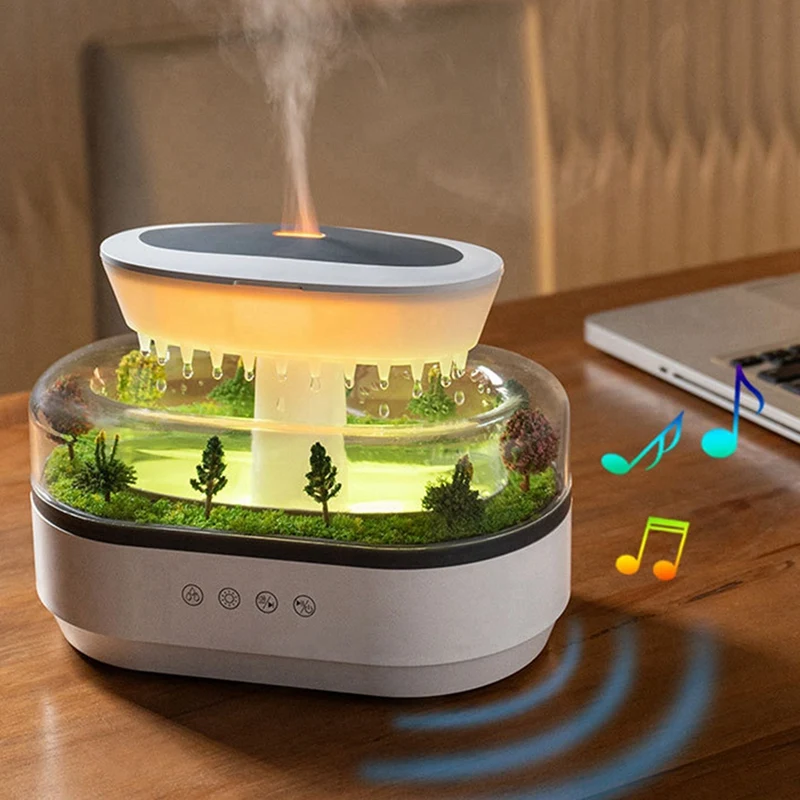 Landscape Aromatherapy Machine With Humidifier And LED Atmosphere Light For Home Bedroom European Regulations