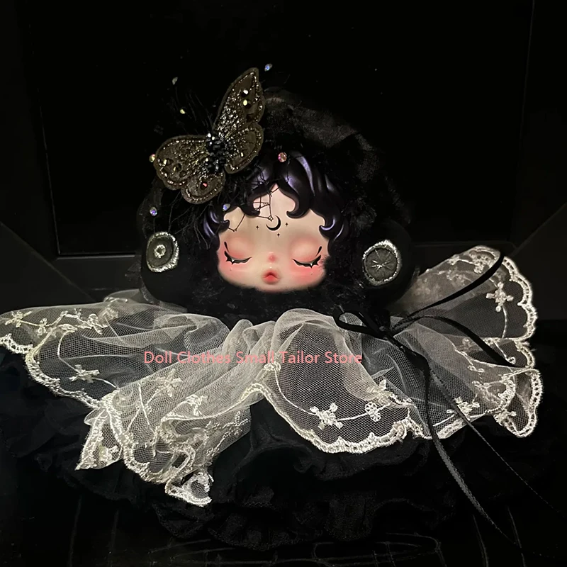 SKULLPANDA دمية مسرح بلا نوم الظلام ملابس مخصصة حصرية مولدي الكعك الحلو كعكة سلسلة تنورة DIY الملابس مطابقة