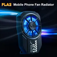 MEMO FLA2 Mobile Phone Cooling Air-cooled Fan Radiator 300mAh Back-clip Game Cooler for IPhone Android PUBG Gaming Accessories