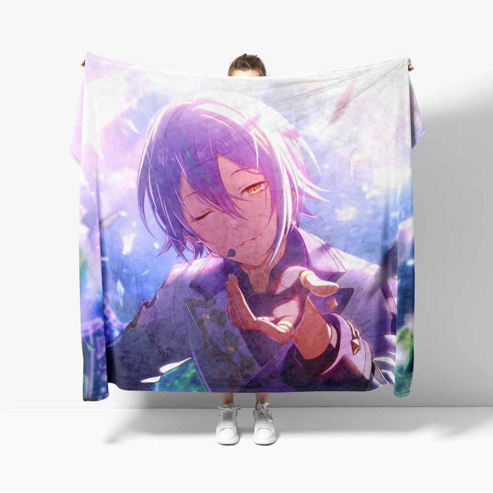 Singer K-Kamishiro R-Rui Flannel Blanket for Sofa Decoration W-Wonderlands S-Showtime Throw Blankets For Bed