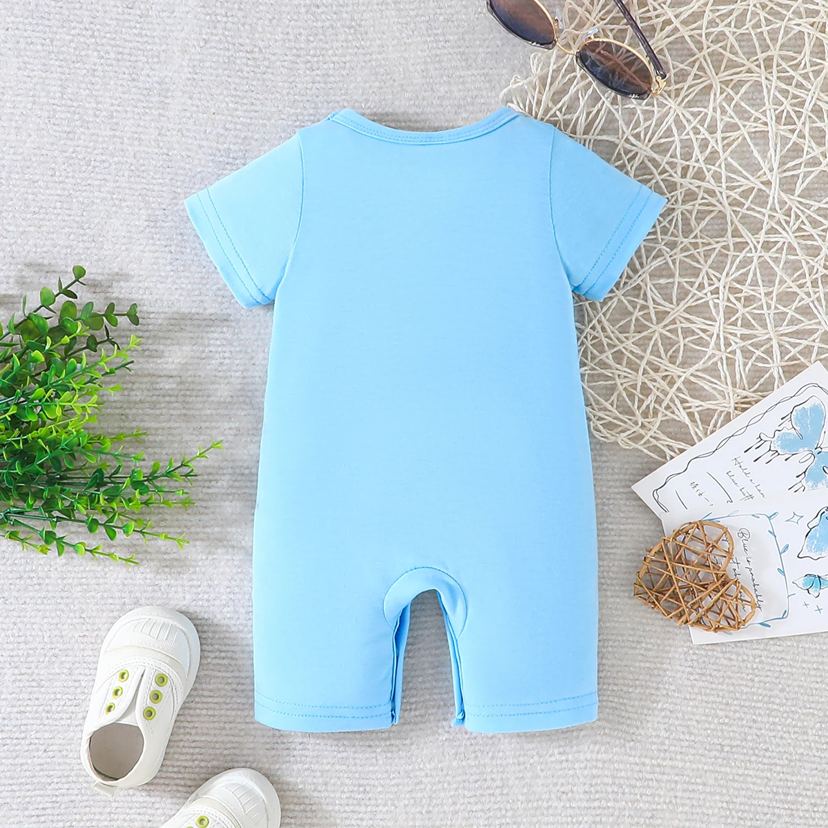 Newborn Unisex Baby Clothes 0 to 18 Months Cute Letter Onesies For Baby Boy Girls Short Sleeve Infant Romper Toddler Jumpsuit