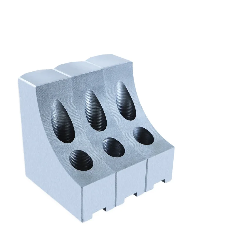 Hydraulic chuck heightened curved soft claws 6 inches 8 inches 10 inches three claws oil pressure