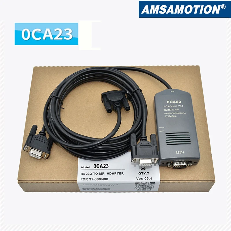 PC-MPI+ Adapter For Siemens S7-300/400 PLC 6ES7972-0CA23-0XA0 Programming Download Data Cable S7-300 S7-400 RS232 To MPI