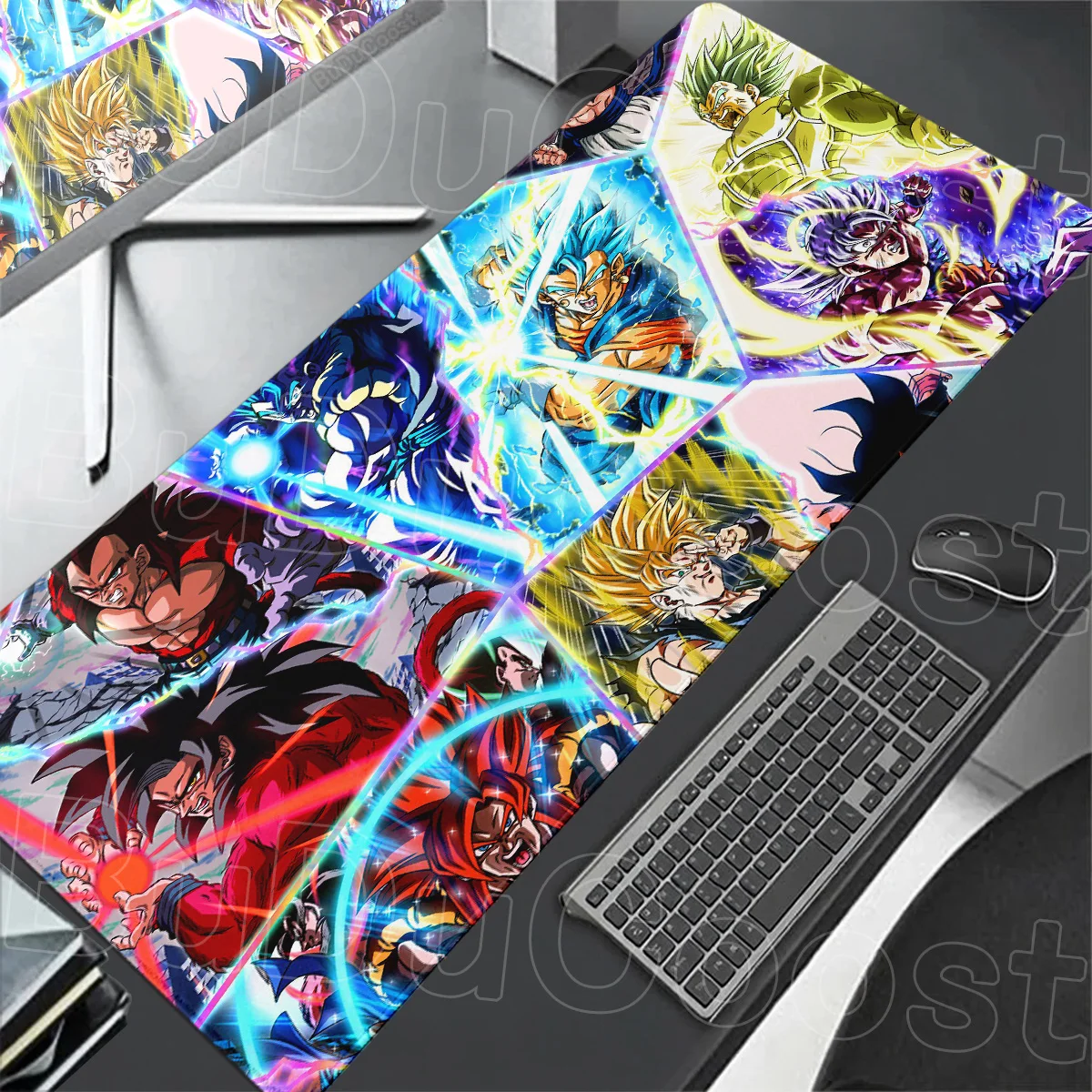 Large Computer Office Extend Table Mat Gamer Keyboard Pc Setup Accessories 90x40cm Anime Dragon Ball Mousepad Boy Gabinete Gifts