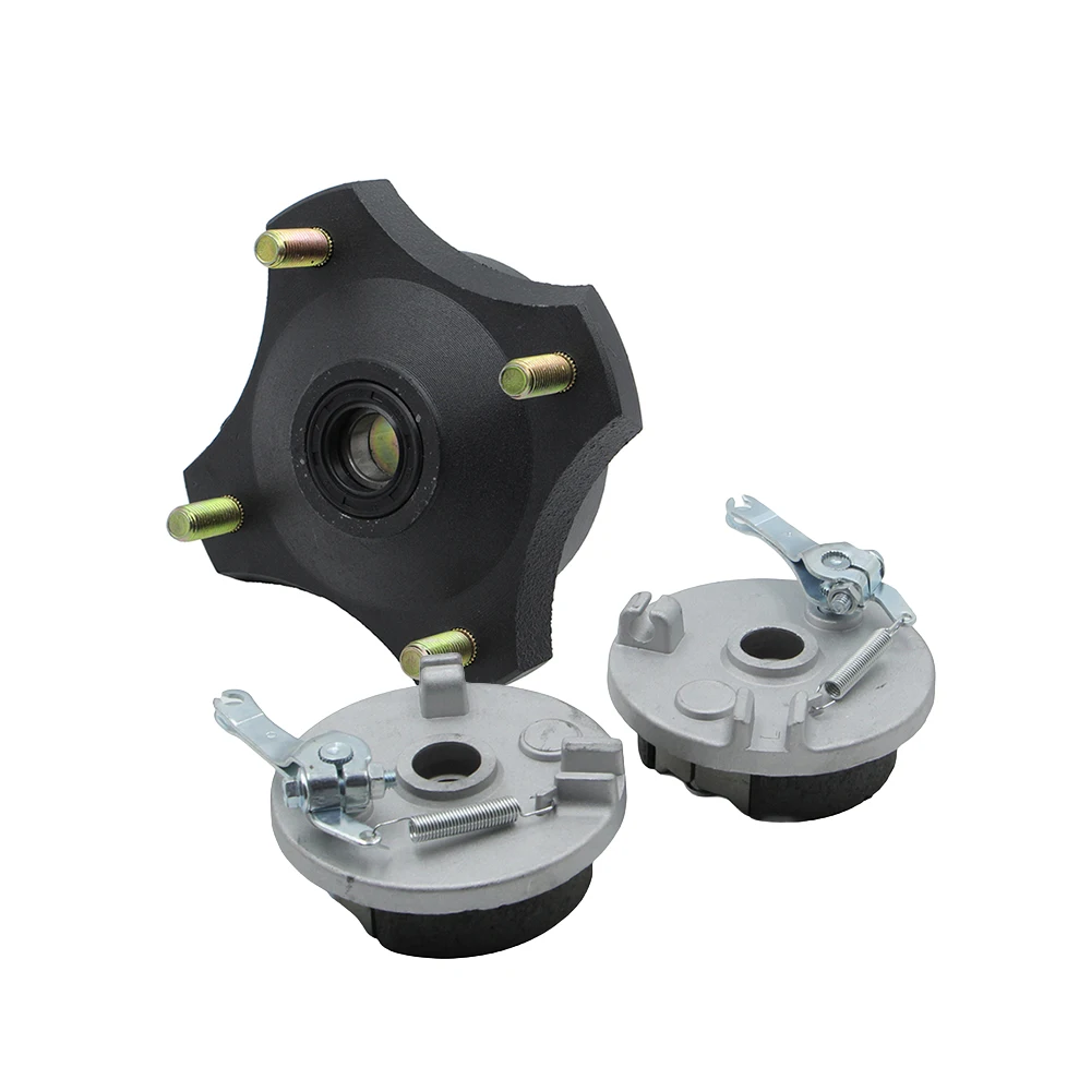 

Front Drum Brake Pads Cover 110mm M10*4 Stud Wheel Hub For 110cc 125cc 150cc Electric ATV Go Kart UTV Buggy Quad Bike Parts