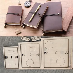 3pcs/set Japan Steel Rule Leather Die Cut Mould Passport Cover For DIY business type A5 notebook Journal leathercraft Tool Set