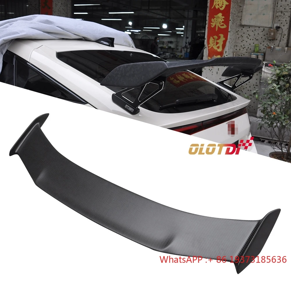 

M Style Dry Carbon Fiber Rear Trunk Lip Wing Ducktail Spoiler для Honda Civic 11th Type R FL5 2022-2023 Автоматическая настройка
