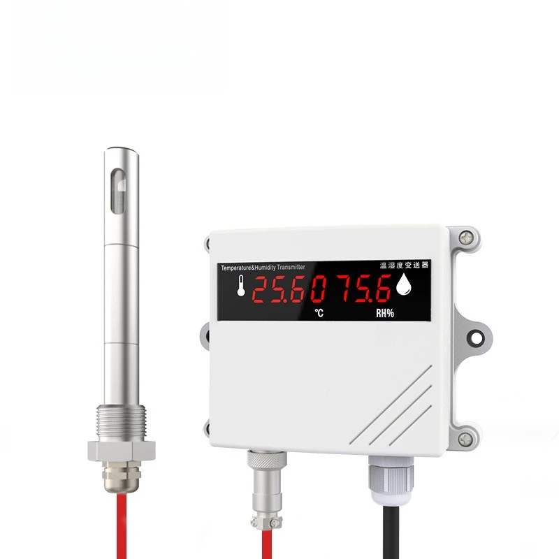 

High-precision temperature and humidity sensor, industrial temperature and humidity transmitter RS485 wall-mounted thermometer