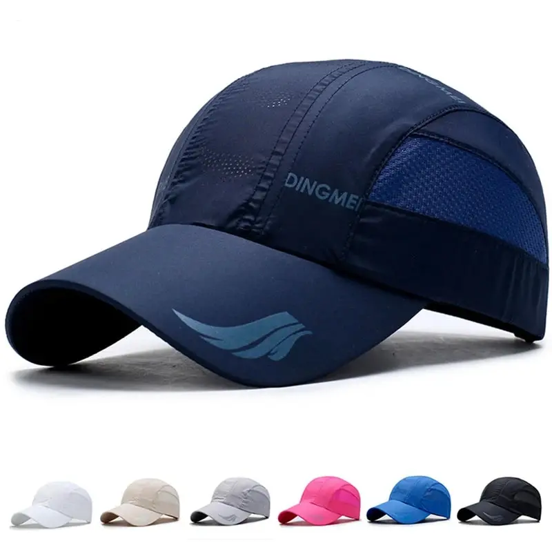 New Mesh Men\'s Hats Quick Dry Spring Summer Outdoor Sports Sun Protective Hats Casual Sports Baseball Caps Sun Hats