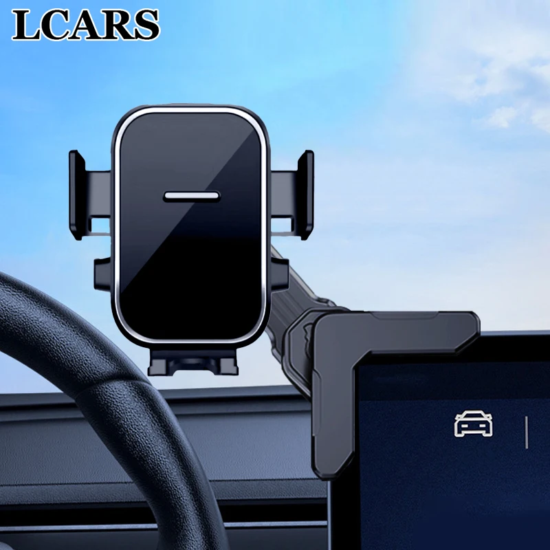 Soporte para teléfono con pantalla de coche para Tesla Model Y y Model 3 - Soporte interior especializado para soporte de navegación en vehículos de nueva energía