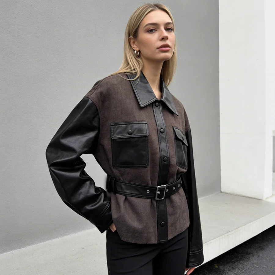 Leather Bomber Jack…