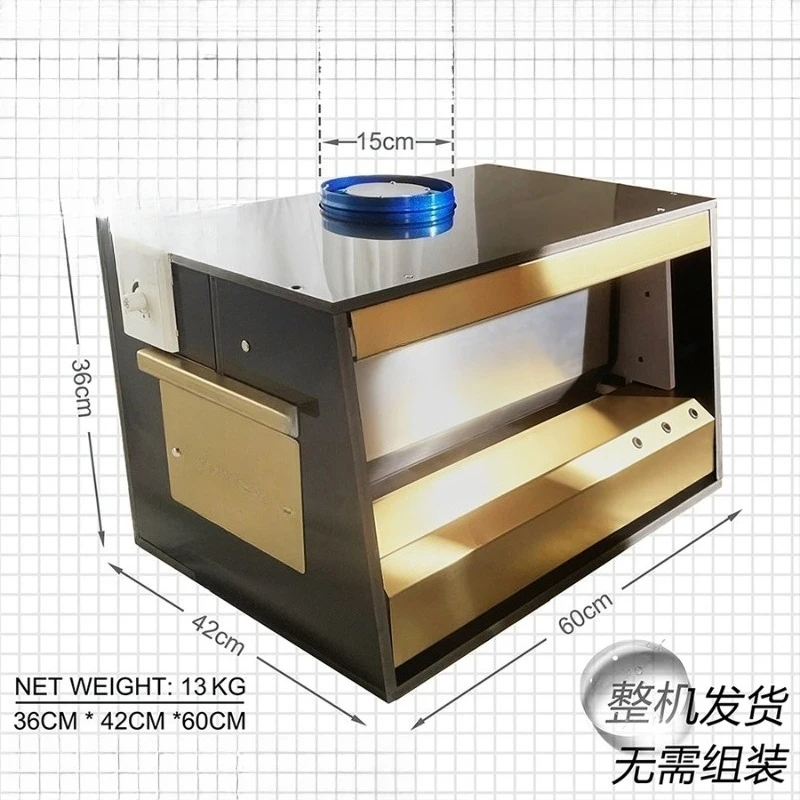 Water curtain spray paint cabinet, spray box up to figure