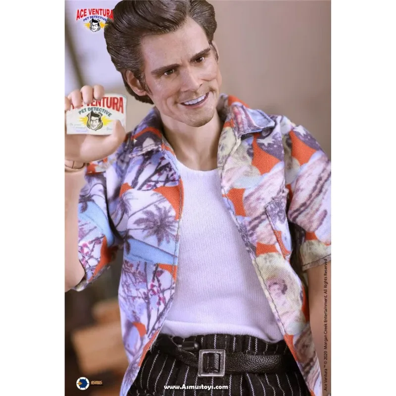 Goods in Stock 100% Original Asmus Toys ACE01 Jim Carrey 1/6 Authentic Movie Character Model Art Collection Toy Gift