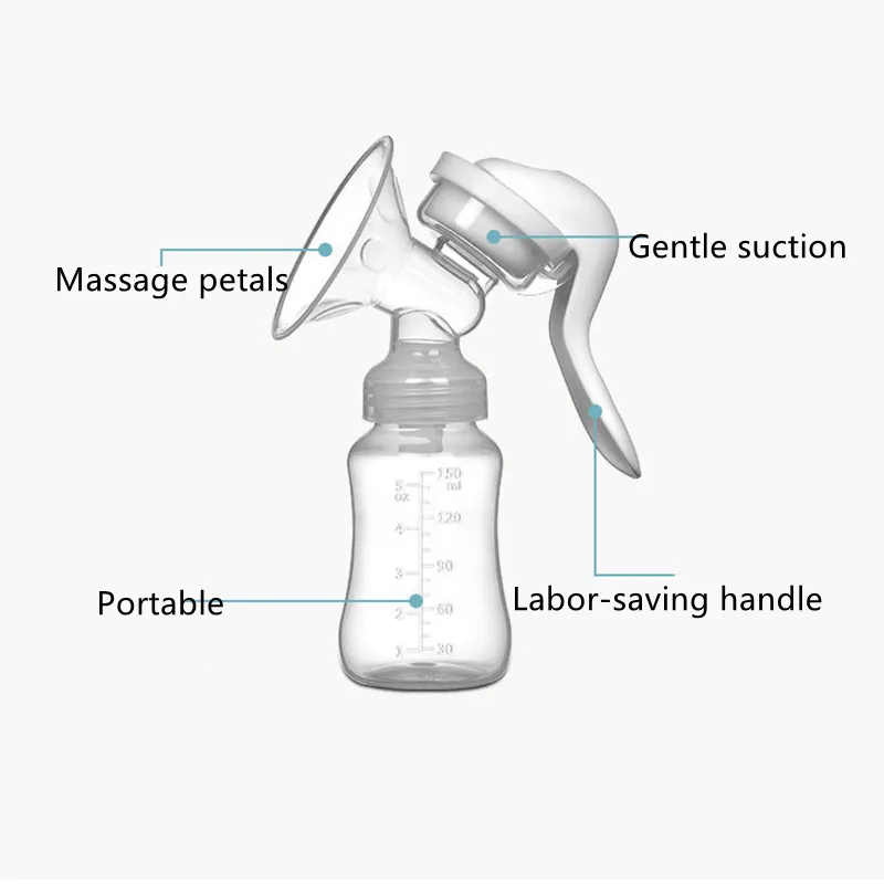 Manual breast pump maternal breast milk booster breast feeding manual breast pump maternity supplies