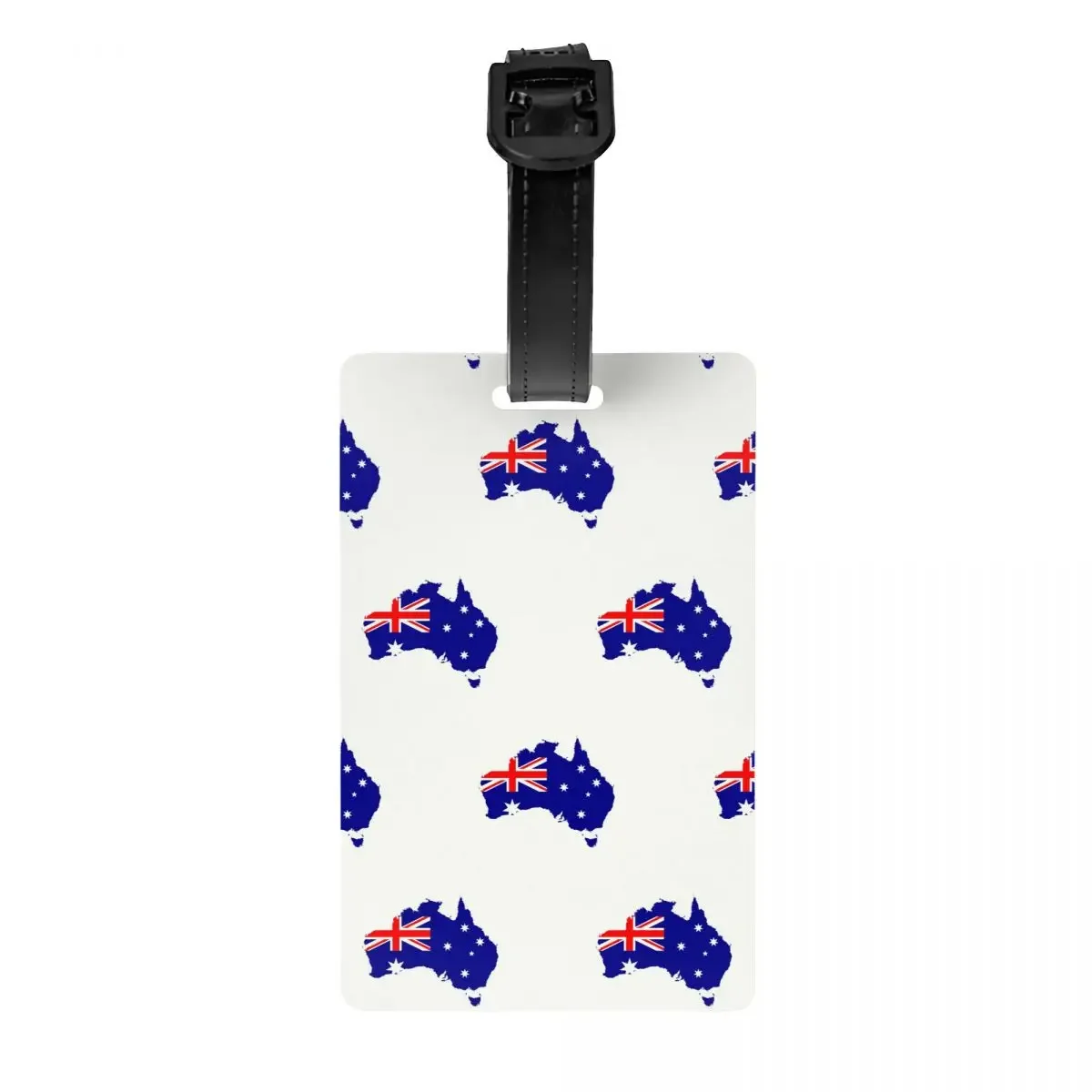 

Custom Australia Flag Map Luggage Tag With Name Card Australian Patriotic Privacy Cover ID Label for Travel Bag Suitcase