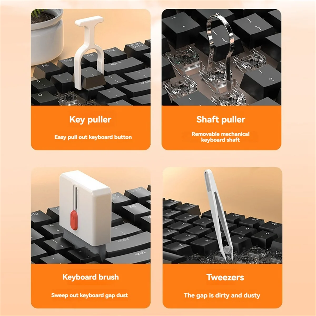 POP-l32 in 1 ชุดเครื่องมือทําความสะอาดดิจิตอลกล้องโทรศัพท์มัลติฟังก์ชั่นหูฟังคีย์บอร์ดแปรงทําความสะอาดชุดกําจัดฝุ่น