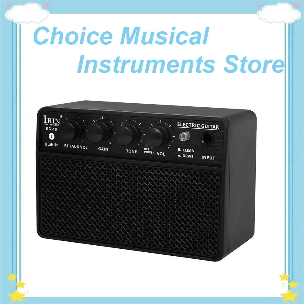 

IRIN KG-10 Pro Guitar Amp｜50W Bluetooth 5.0｜10h Rechargeable｜All-Scenario Portable Amplifier for Gig/Practice/Busking
