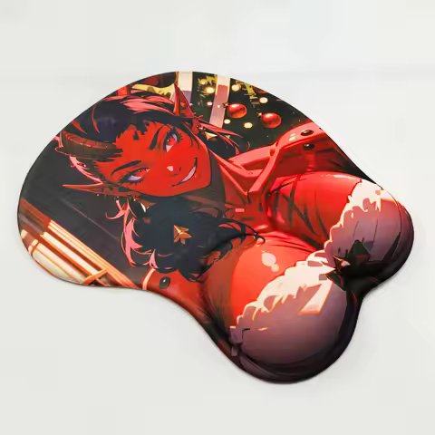 3D Mouse Pad ( Karlach ) Oppai Mousepad Breast Gaming Wrist Rest Anime Manga Wrist Support Boobpad Mouse Mat