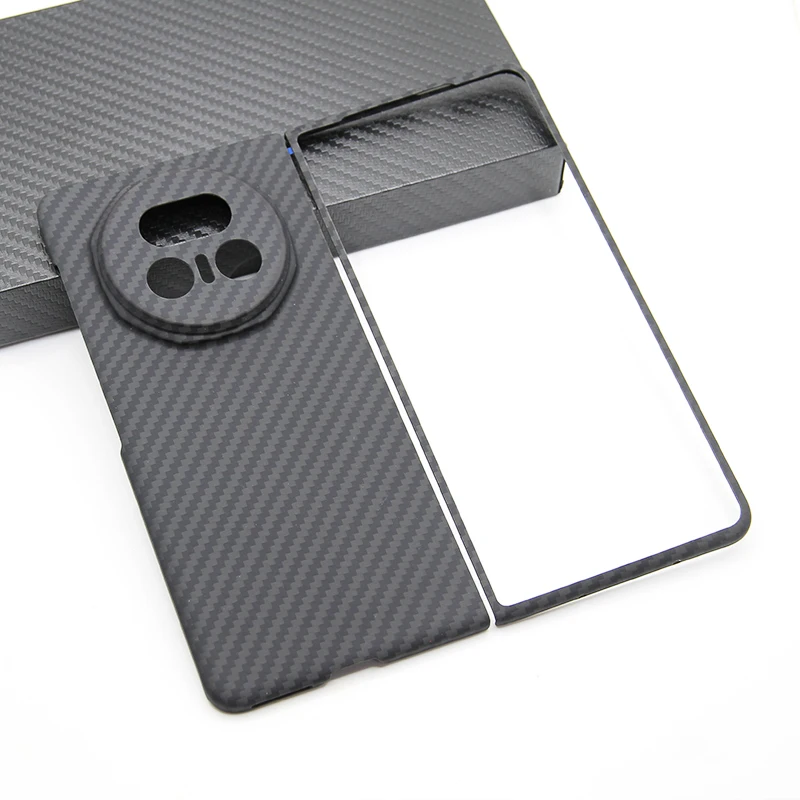

ZXKE Carbon Case for HONOR Magic V5, Hard Cover, Ultralight, Ultrathin, Comfortable, Aramid Fiber, Protective Shell