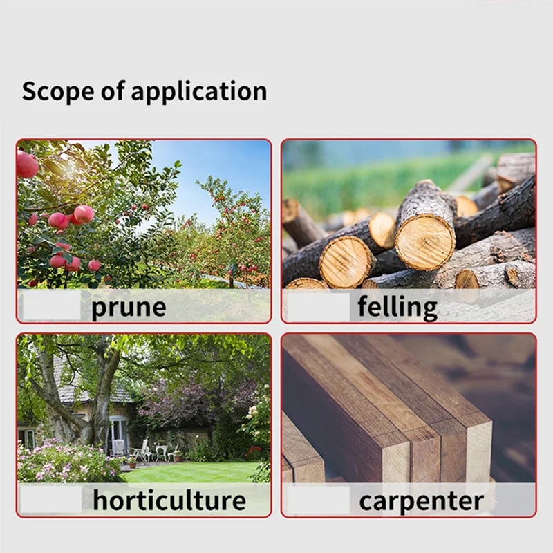 

Cordless Chainsaw Tool 6 Inch Brushless Mini Chainsaw Portable Handheld For Garden Wood Cutting For 18V Battery-B51B