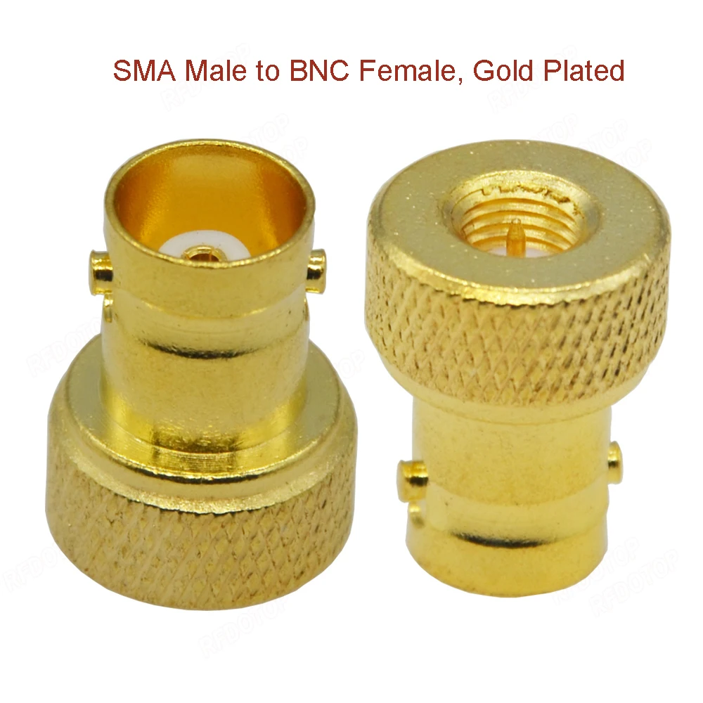 1pcs SMA Male/Female to Q9 BNC Male/Female RF Adapter for SDR Radio CCTV Ham UV Camera scanner Electronics 50 Ohm RFDOTOP