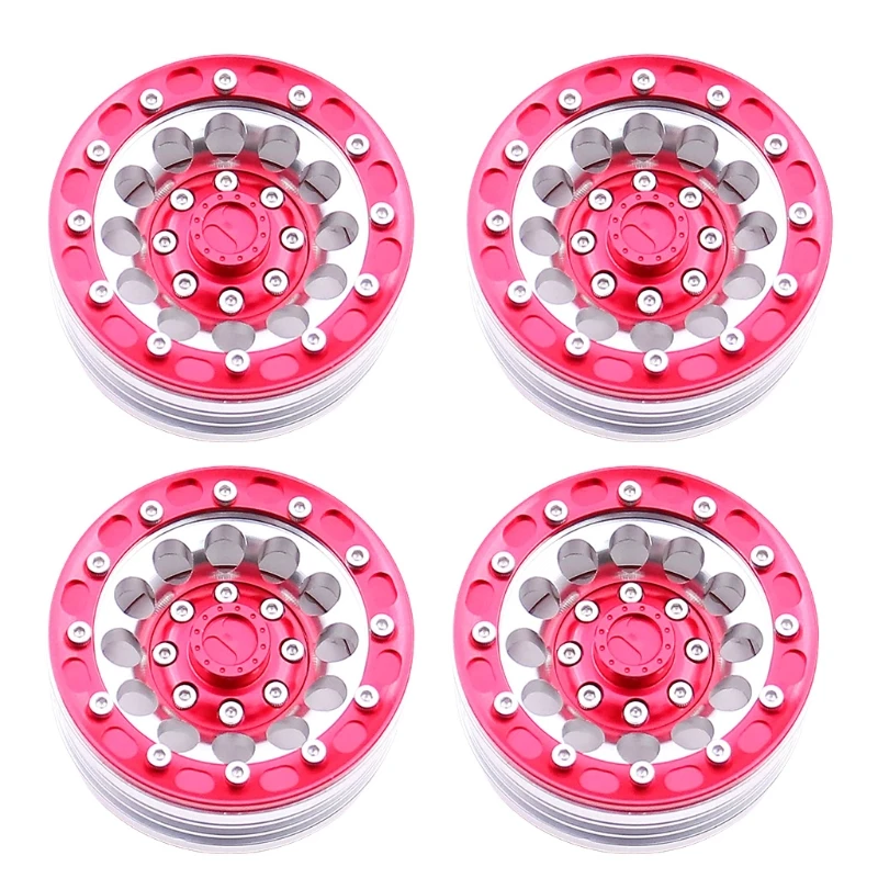 Pièces roues voiture sur chenilles mise à niveau des jantes roue Beadlock, accessoires durables pour moyeu roue