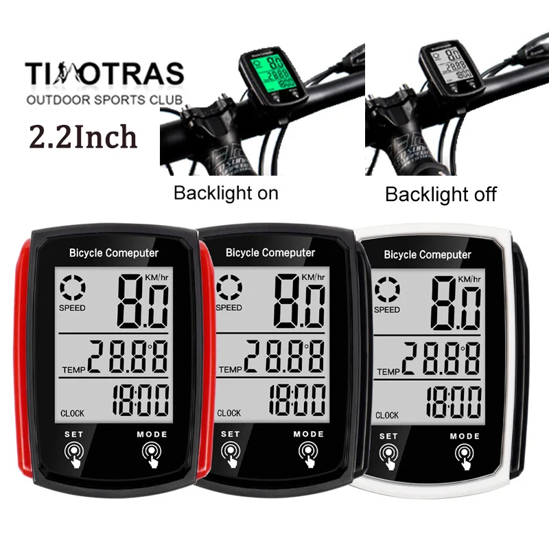 

Wired Speedometer Bicycle Computer Odometer Stopwatch Speedometer Bike Odometer Cycling Multi Function Waterproof 3 Line Display