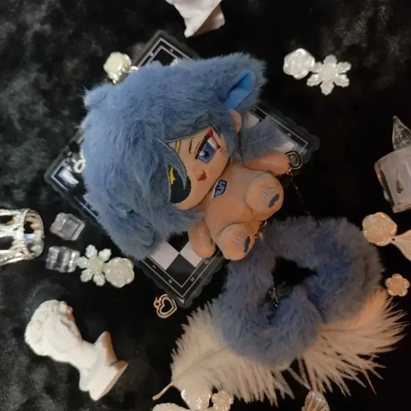 

10cm Anime Game Genshin Impact Kaeya Attribute Plush Stuffed Doll Body Game Dress Up Toy Figures Dolls Cosplay Pendant