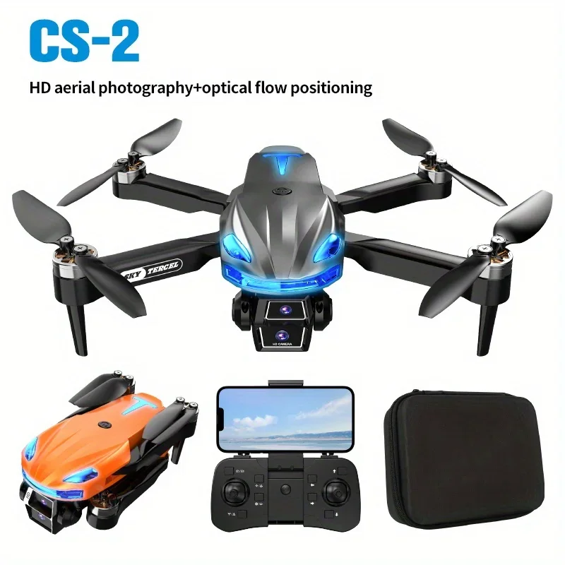 

2025New CS-2 Brushless Quadcopter Optical Stream Positioning Drone 2.4GHz Anti-Jamming Technology One Key Auto Return LED Lights