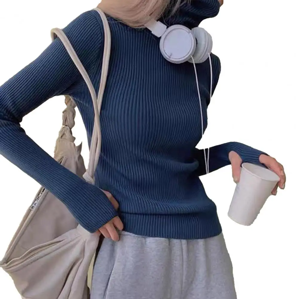 

Женский свитер с воротником, вязаные мягкие пуловеры, кашемировые джемперы, базовые однотонные мягкие свитера, женский осенне-зимний повседневный топ