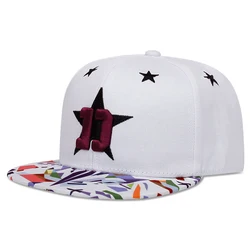 Czapka bejsbolówka w stylu Hip-Hop męskie oryginalne czapki modne haftowane gwiazdy nowy projekt Snapback czapki dla mężczyzn płaski daszek bawełniany czapka golfowa męski