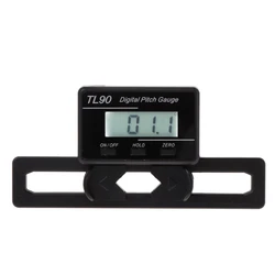 TL90 LCD Display Digital Pitch Gauge Screw Pitch Gauge with Gyro Sensor for RC plane Helicopter ST250-800 Size